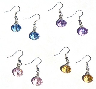 The earring kit includes beads for all 4 pairs of earrings!