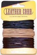 1.5mm Leather Cord Assortment for Beading