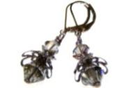 Black Diamond Beaded Earrings Free Pattern with Instructions and Directions