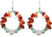 Happiness Beaded Earrings Free Pattern with Instructions and Directions