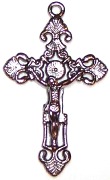 gunmetal / black oxide crucifix from BeadBuddies